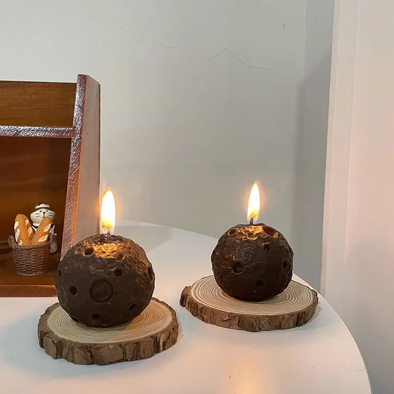 Ароматические свечи в виде Луны домашние искусственные украшения домашний декор