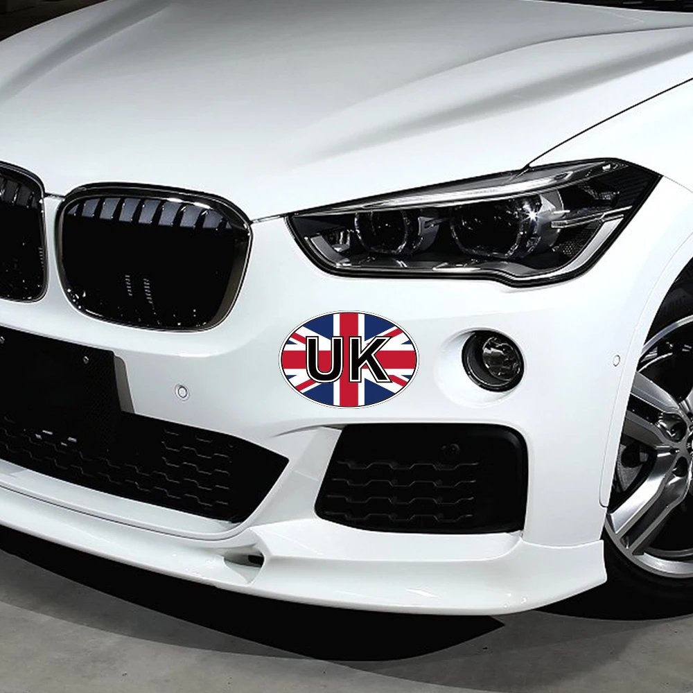 Виниловая наклейка на лобовое стекло с флагом Великобритании и