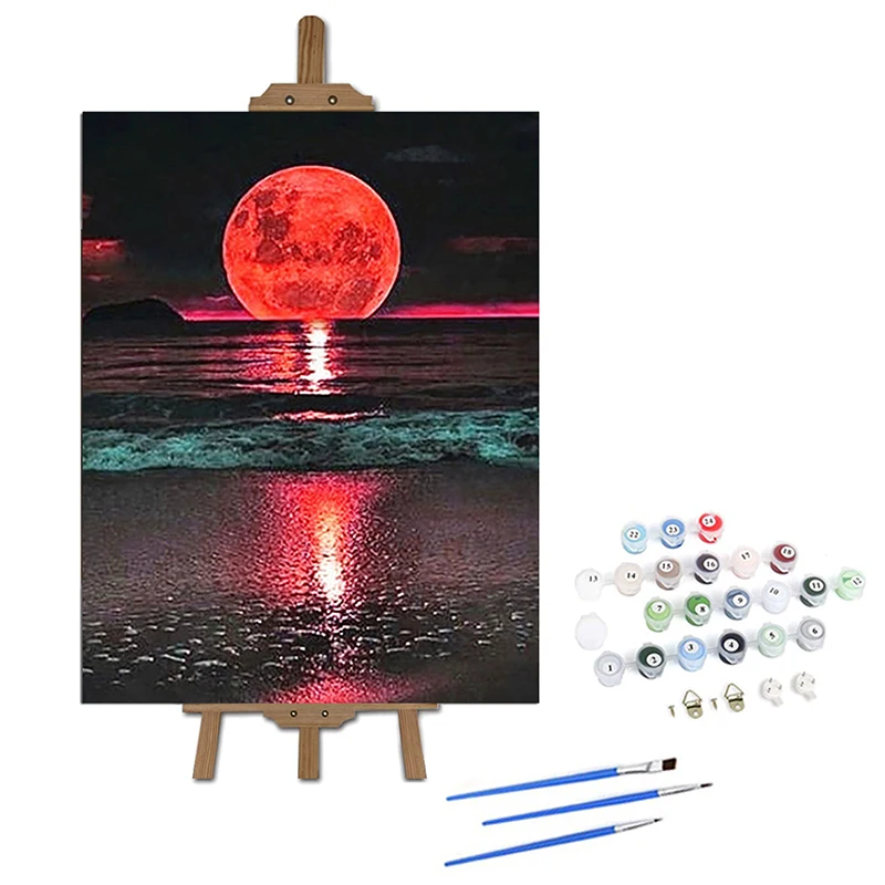 

CROSS language Abstract Oil Canvas Art Work Painting Living Room Wall Decoration beautiful landscape painting by Numbers