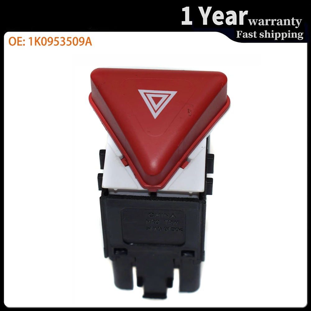 

Кнопка аварийного светильник для VolksWagen Jetta Golf GTI MK5 2004-2009 1K0953509A 1K0 953 509A