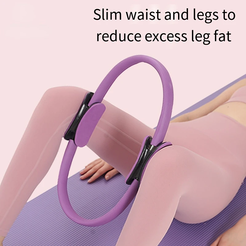 

Yoga Fitness Ring Circle Pilates Women Girl Fitness Ring Yoga Exercise Home Yoga Ring Circle Gym Workout Pilates Accessories
