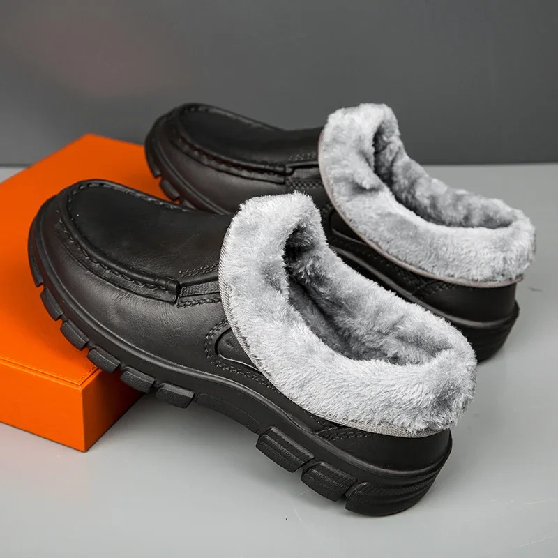 Тапочки для дома мужские зимние хлопковые сохраняющие тепло мужская