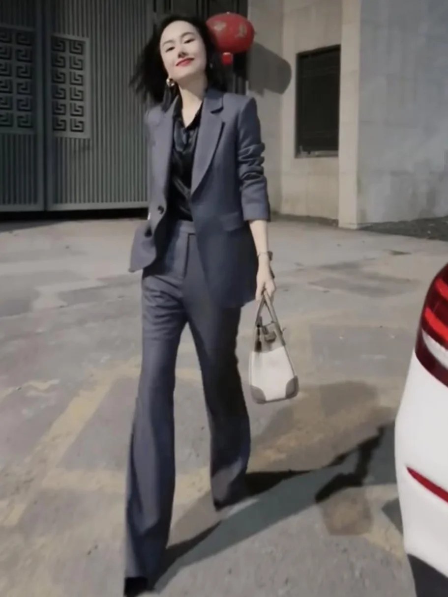 Весна 2024 Интернет-праздник новый модный профессиональный костюм женский