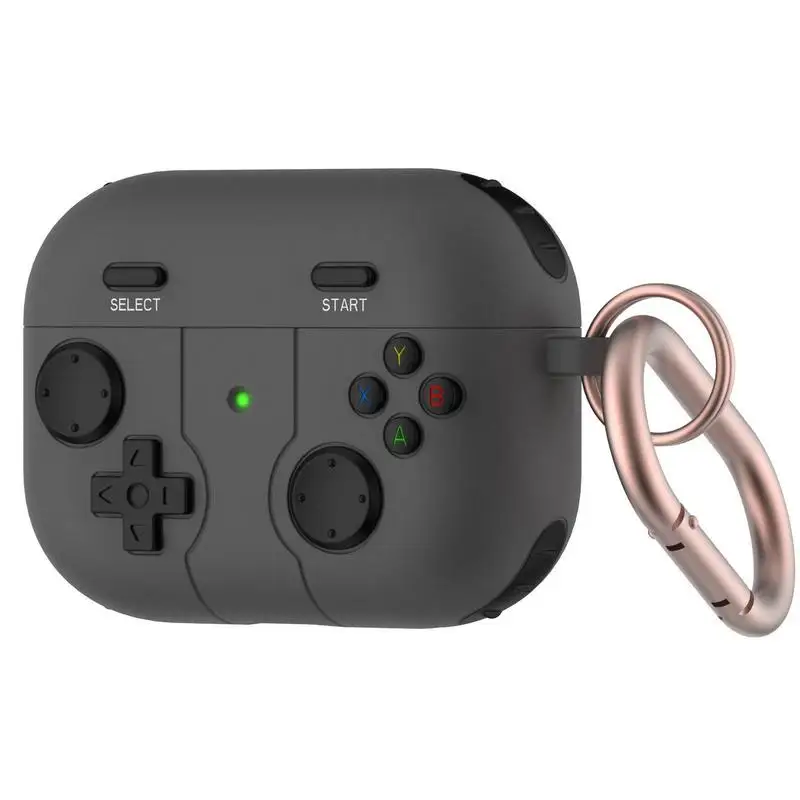 

Protective Case For Airpodss Pro2 Gamepad Shape Silicone Anti-drop Protection Sleeve For Headphone Dustproof Cover With Hook