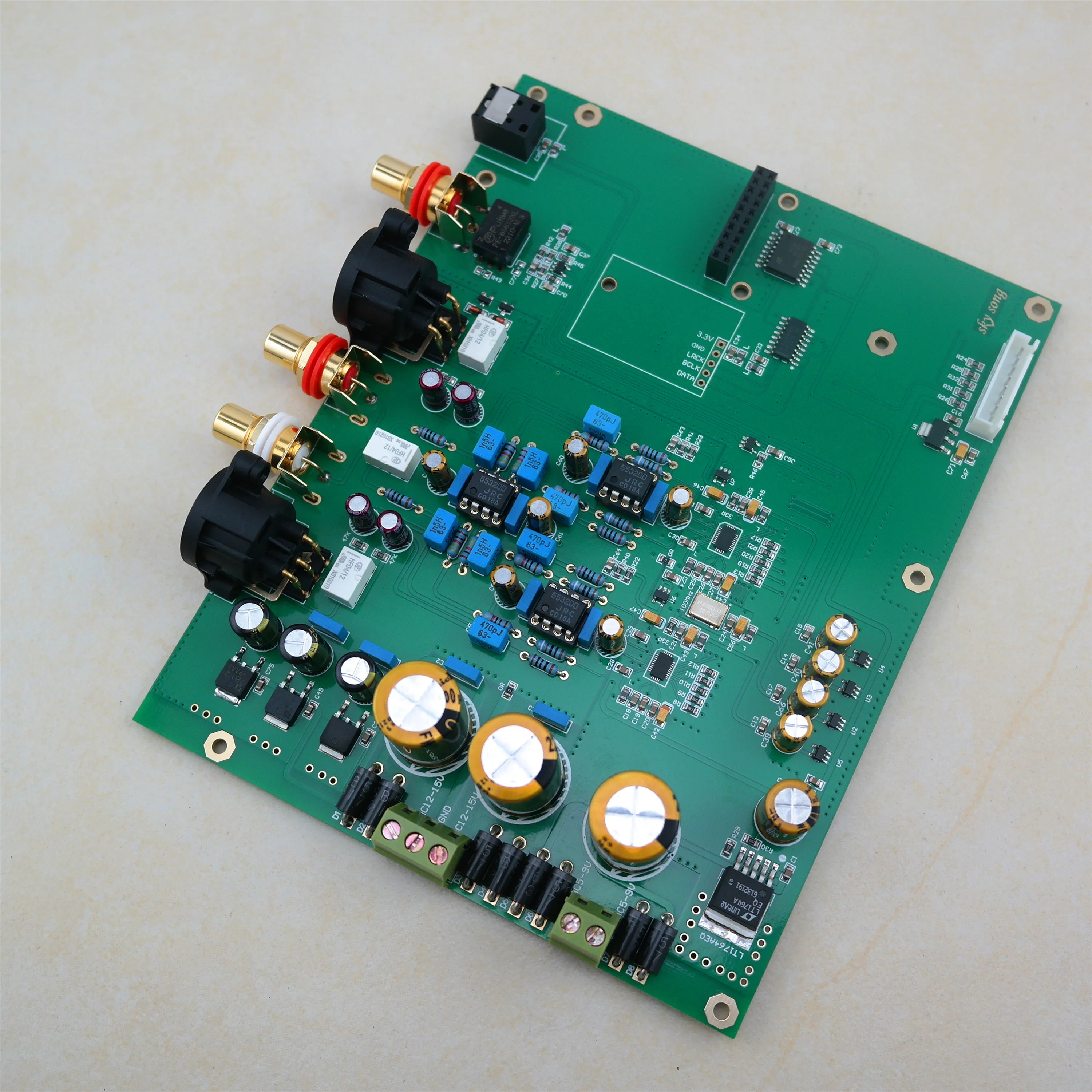 Двойной декодер ES9038q2mDAC Fever HiFi коаксиальный PCM384k DSD128 комплект USB DSD512