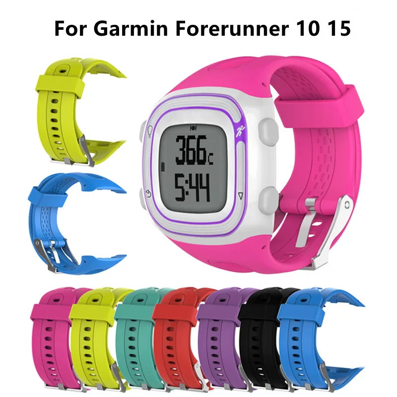 

Ремешок для часов Garmin Forerunner 10 15, спортивный браслет, силиконовый ремешок для наручных часов, ремешок для умных часов, аксессуары, ремешок