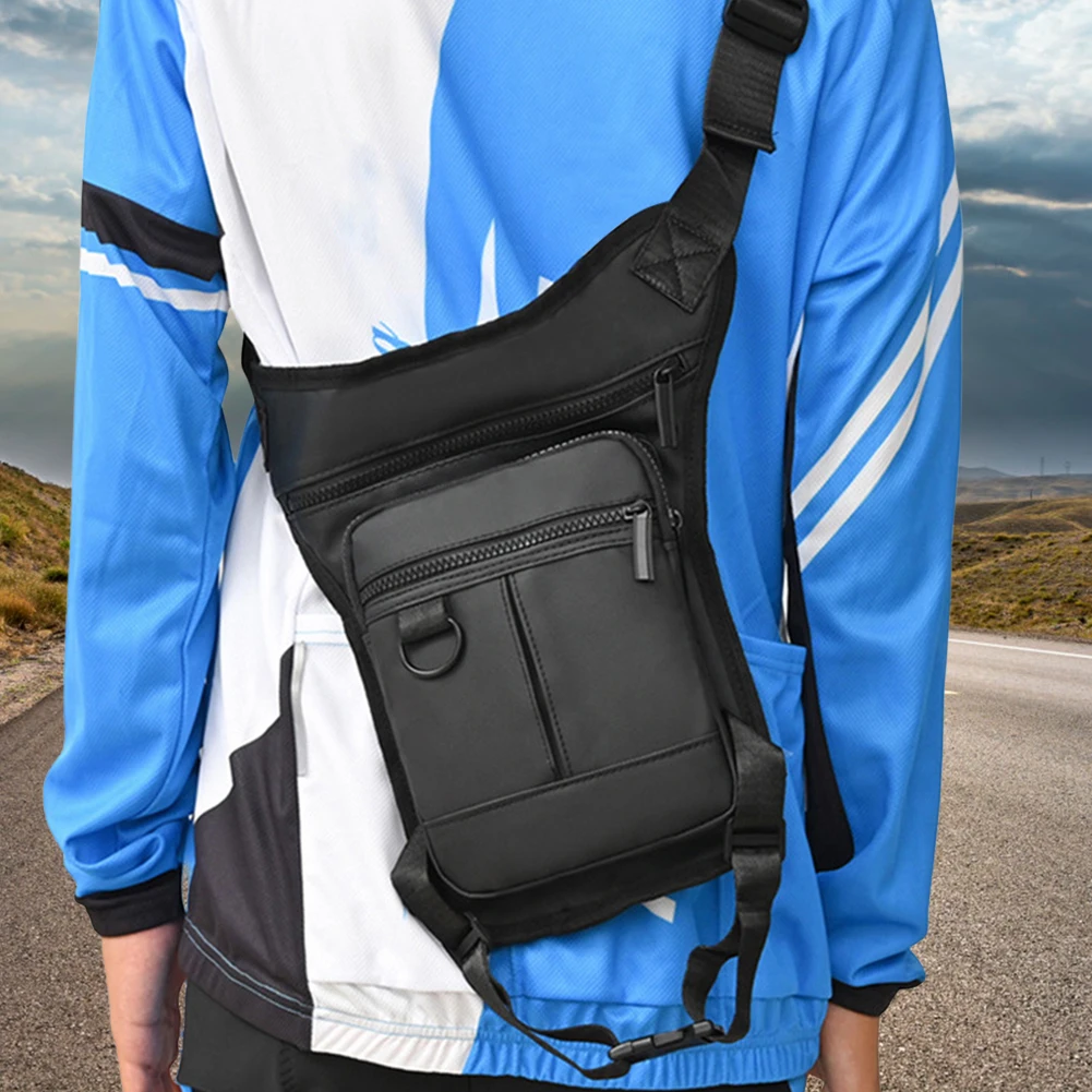 Мужская мотоциклетная боковая сумка для ног большая вместительная гонщика на