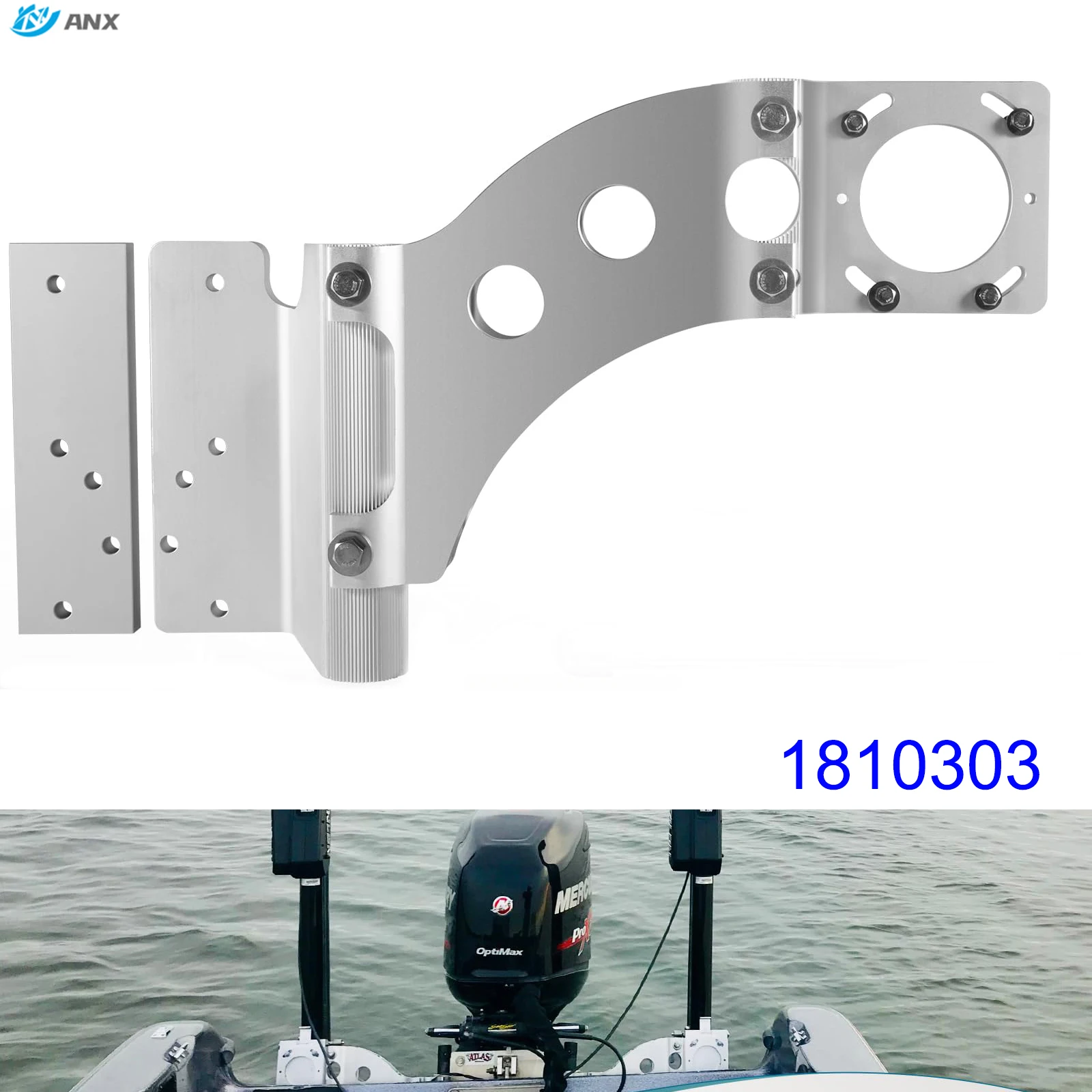 ANX 1810303 Talon кронштейн адаптера сэндвич для Minn Kota Starboard Монтажный установки на борт