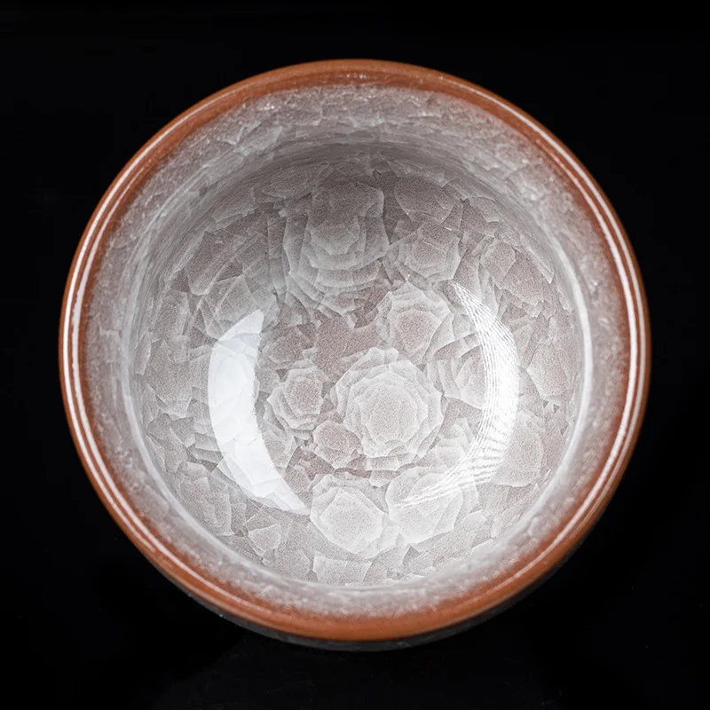 Винтажная многоцветная керамическая чайная чашка в японском стиле ретро ручная