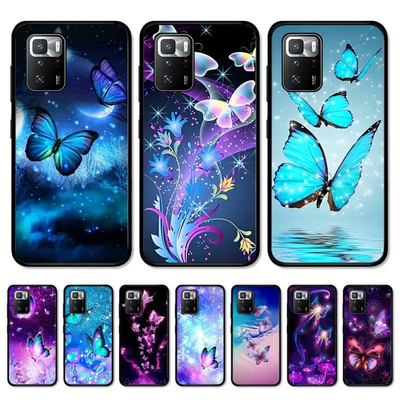 

Butterfly Phone Case for Redmi Note 8 7 9 4 6 pro max T X 5A 3 10 lite pro