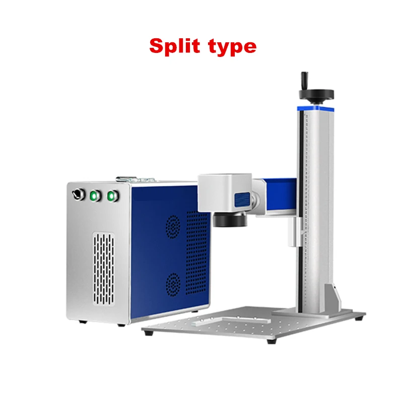 LY 20W 30W 50W Disassembled Desktop Mini Galvo Scanner Align System all in one Optical Fiber Laser Nameplate Marking Machine