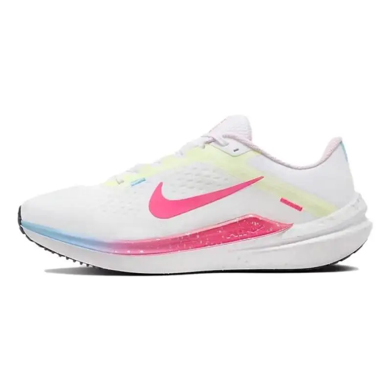 Женские кроссовки Nike Air Winflo 10 White Hyper Pink Volt FZ3973-100
