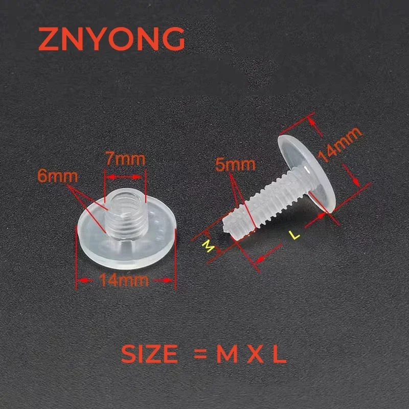 

Нейлоновые винты Chicago ZNYONG М5 8/10/15~40