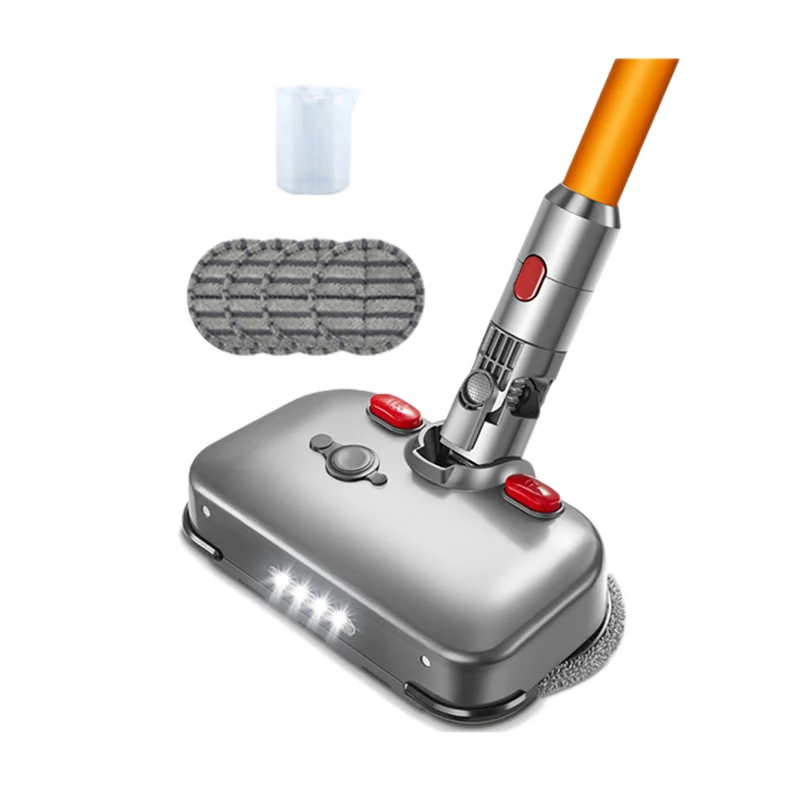 

Электрическая головка щетки для влажной и сухой уборки со светодиодный светильник кой для Dyson V7 V8 V10 V11, сменные детали с 4 насадками для швабр...