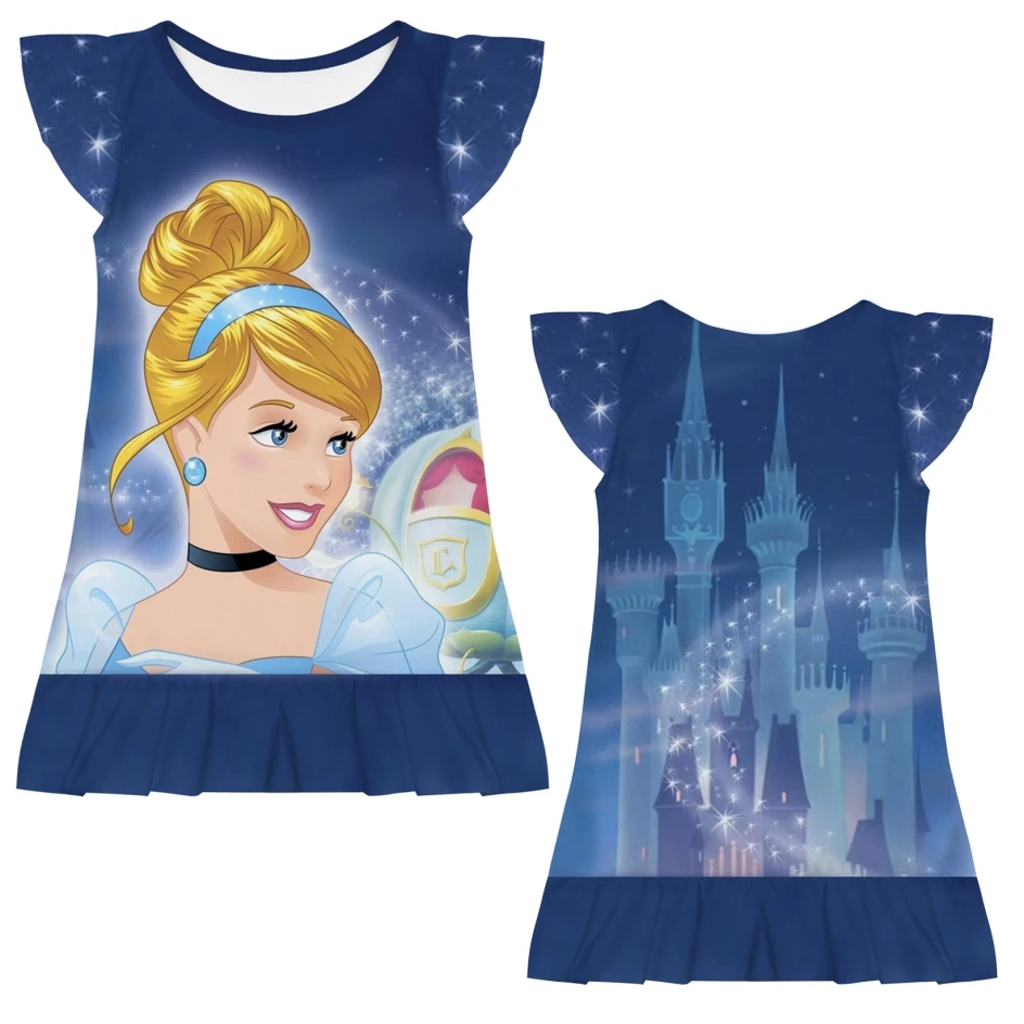 

Disney Castle Cinderella Cosplay Costume Kids Clothes For Girls Dress Baby Girl Princess Dresses For Birthday Party Gift 3-10T