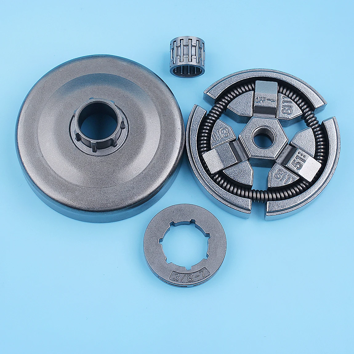 

3/8" Clutch Drum Bell Rim Sprocket Bearing Kit For Husqvarna 262 261 262XP Chainsaw 503577101 503657801 Replacement Parts