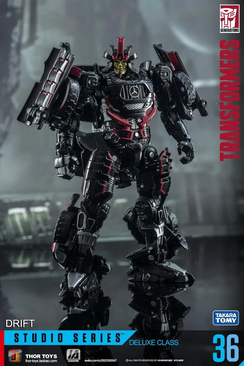 

Hasbro Genuine Authentic Transformers SS Series D-Class Model-SS36 Drift with Bonus Dinobot Trio Boy's Birthday Gift