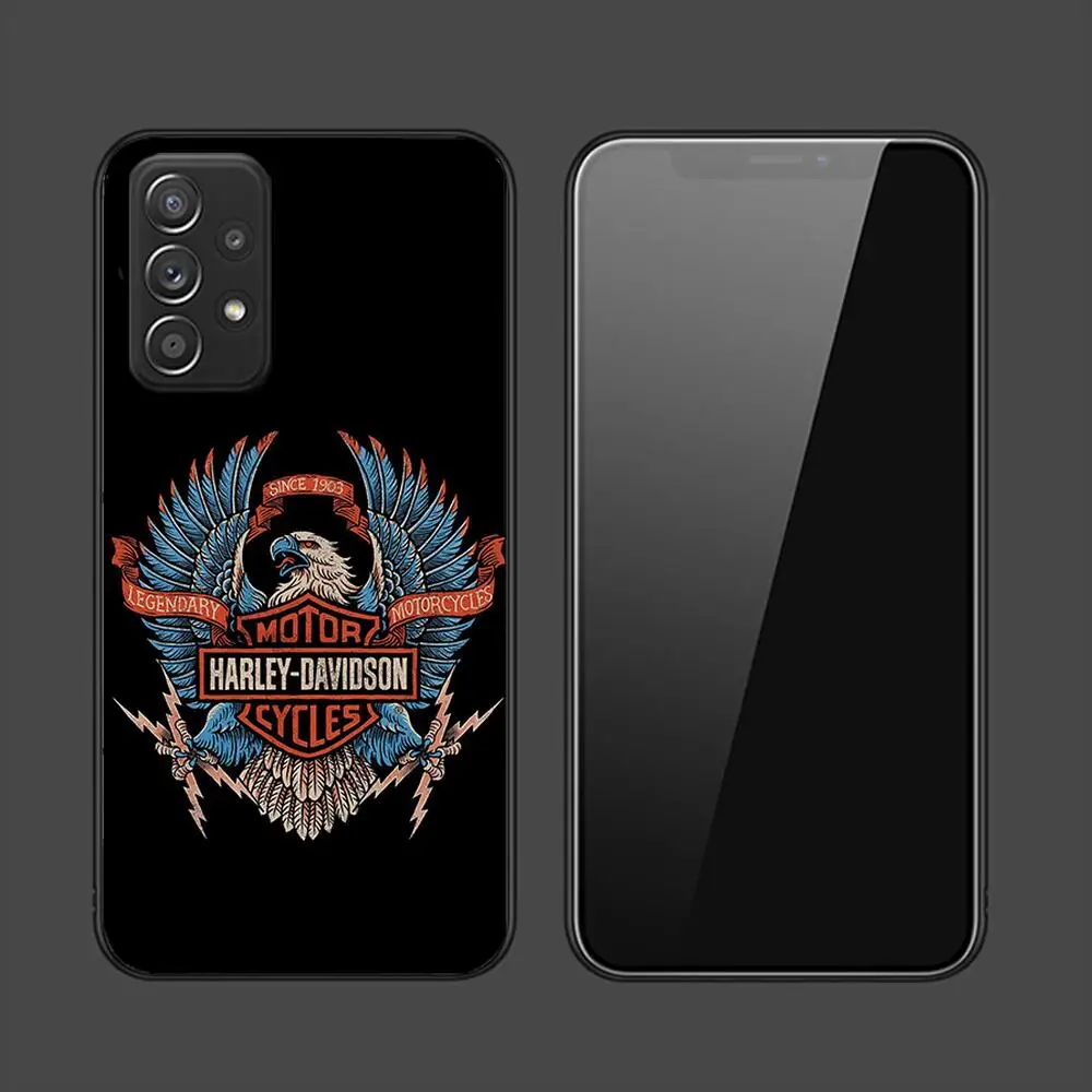 Harleys Davidsons Logo Design Phone Case For Samsung Galaxy A13 A52 A53 A73 A32 A51 A22 A12 A20e A50 A21 A72 A70 S 4G 5G Covers