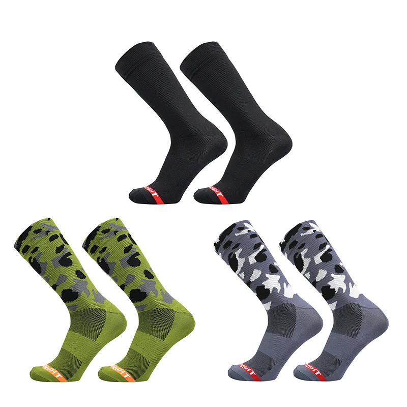

Мужские велосипедные носки calcetines, камуфляжные уличные компрессионные Дышащие носки