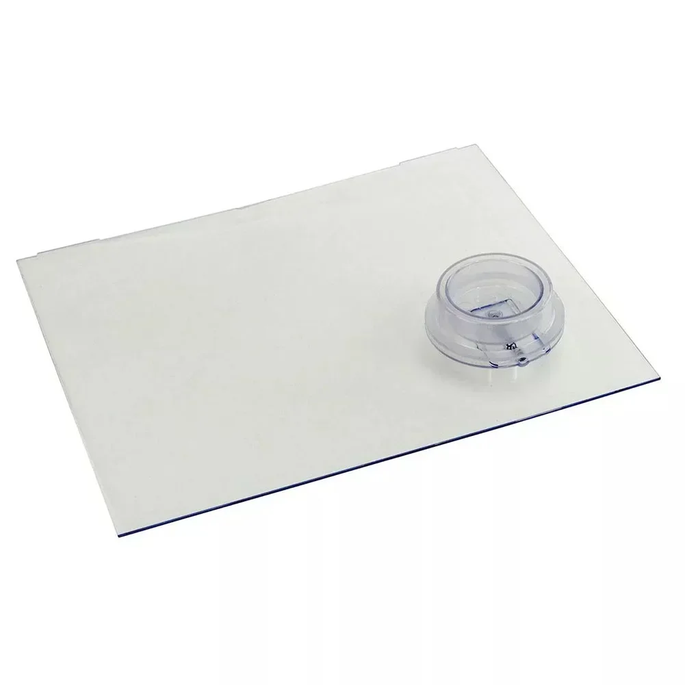 Белая панель слайдера двери экрана автофургона из АБС-пластика с откидной ручкой