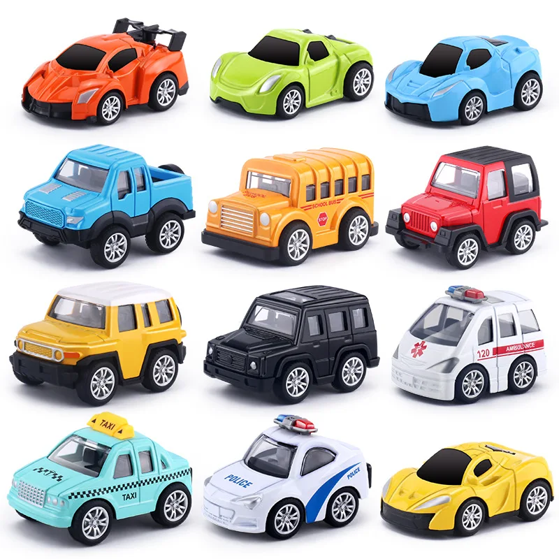 

4pc Mini Sand Table Property Market Off-road Toy Vehicle Children's Classic Car Model Home Car Decorative Gift Desk Decoration