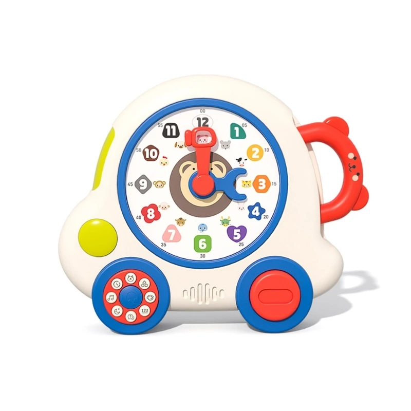 

Kids Learning Clock Toy Toddler Educational Teaching Clock Electronic Number Teach and Talk Play Clock Birthday Gifts Dropship
