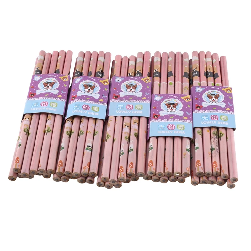 

200 Pcs Colorful Pencils Assorted Designs Wooden Pencils For Teachers Children Classrooms