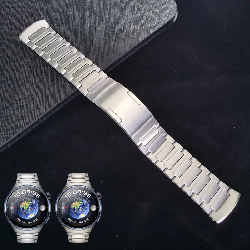 Титановый ремешок для HUAWEI WATCH 4Pro сменный Браслет без зазора официальный стиль