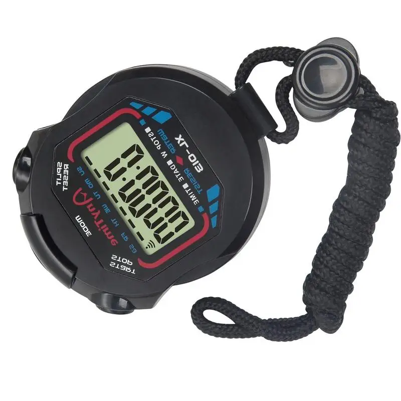 

Таймер секундомера для спорта, многофункциональный таймер обратного отсчета с большим дисплеем, водостойкие секундомеры для спортзала