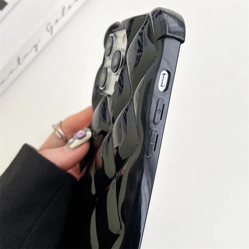 Модный женский чехол с алмазным рисунком для iPhone 16 15 14 Plus 13 12 Mini 11 Pro Max