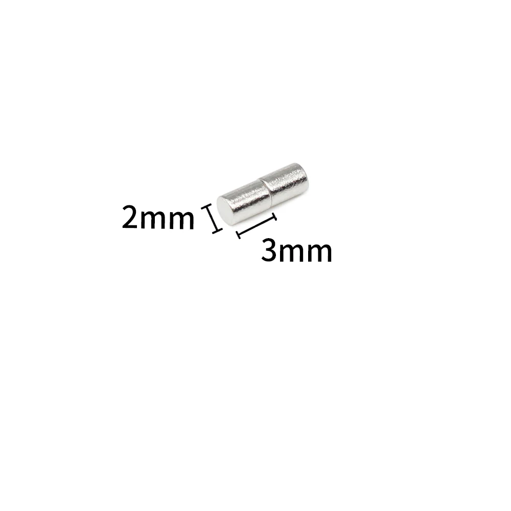 

20-3000PCS Mini Small Magnets Round N35 Neodymium Magnet Disc 2x3mm Permanent Strong Powerful Magnetic Refrigerator DIY Crafts