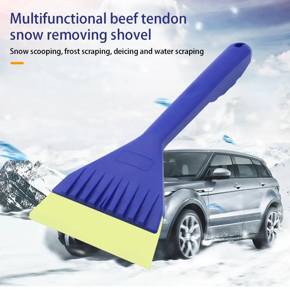 

Car Snow Shovel Multifunction Ice Scraper Cleaning Tool Snow Remover Easy to Carry Auto Windshield Defrosting Shovel for Home