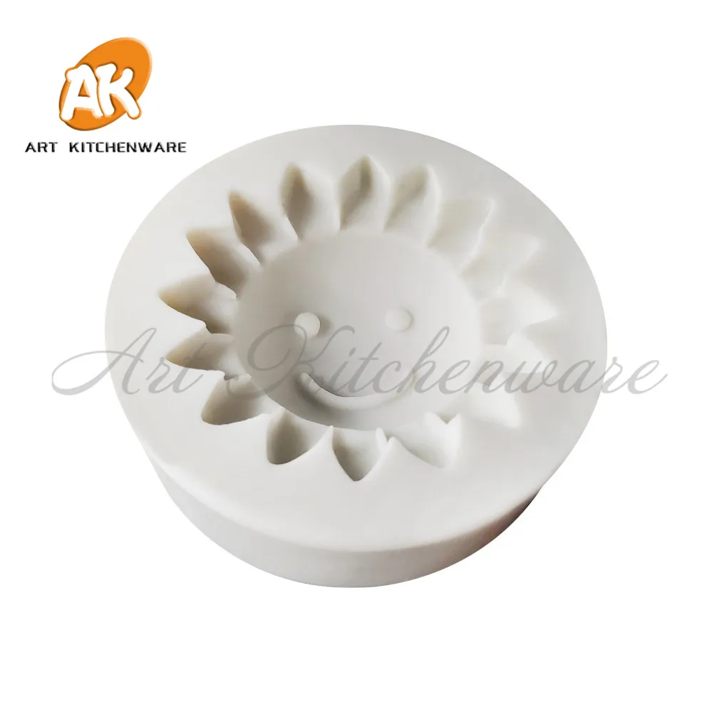 Силиконовая форма с узором Улыбка солнца модель для мыла кондитерские изделия