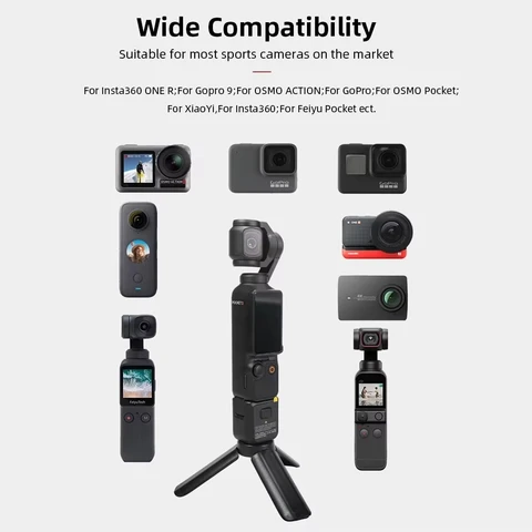 Мини-штатив для DJI Osmo Pocket 3, настольная подставка, держатель-стабилизатор для Insta360 X3 Pocket 3 Pocket 2, аксессуары для штатива с подвесом