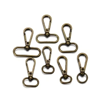 5pcslot 12 38mm d ring swivel lobster clasp keychain alloy metal clasps hooks handbag straps accessories diy jewelry making