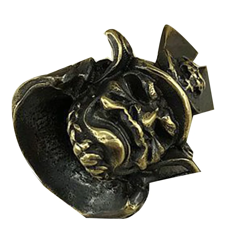 Латунная грима самурайский Паракорд нож бусины ежедневное использование