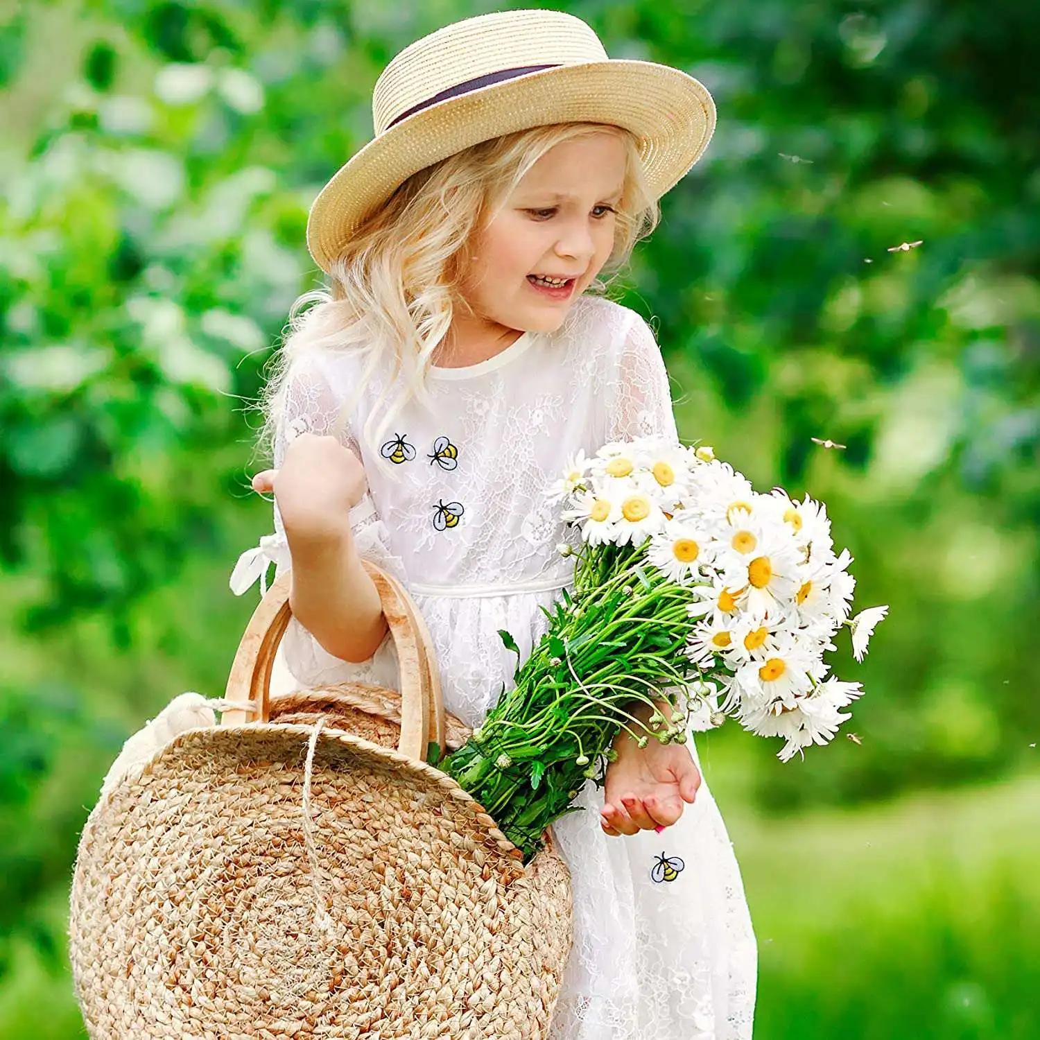 60 шт. вышитые нашивки с Пчелой милые шмели для утюга вышитая аппликация украшение