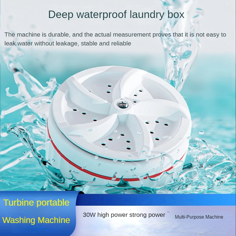 2023 New Portable Washing Machine Student Dormitory Mini Socks and Underwear Washing Machine Lazy Small Folding Washing Machine
