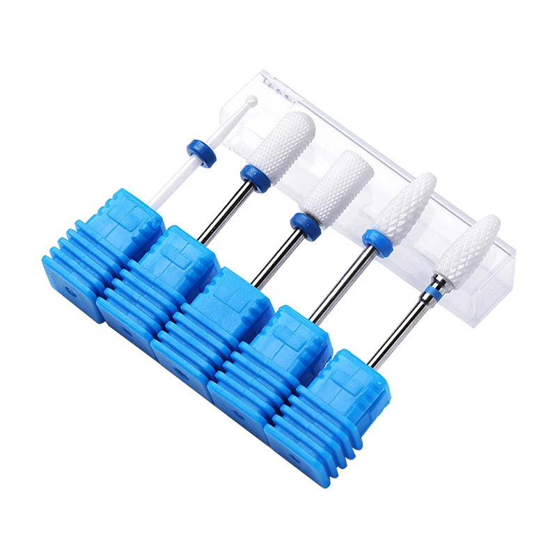 5 шт./компл. керамические сверла для ногтей электрической дрели инструменты