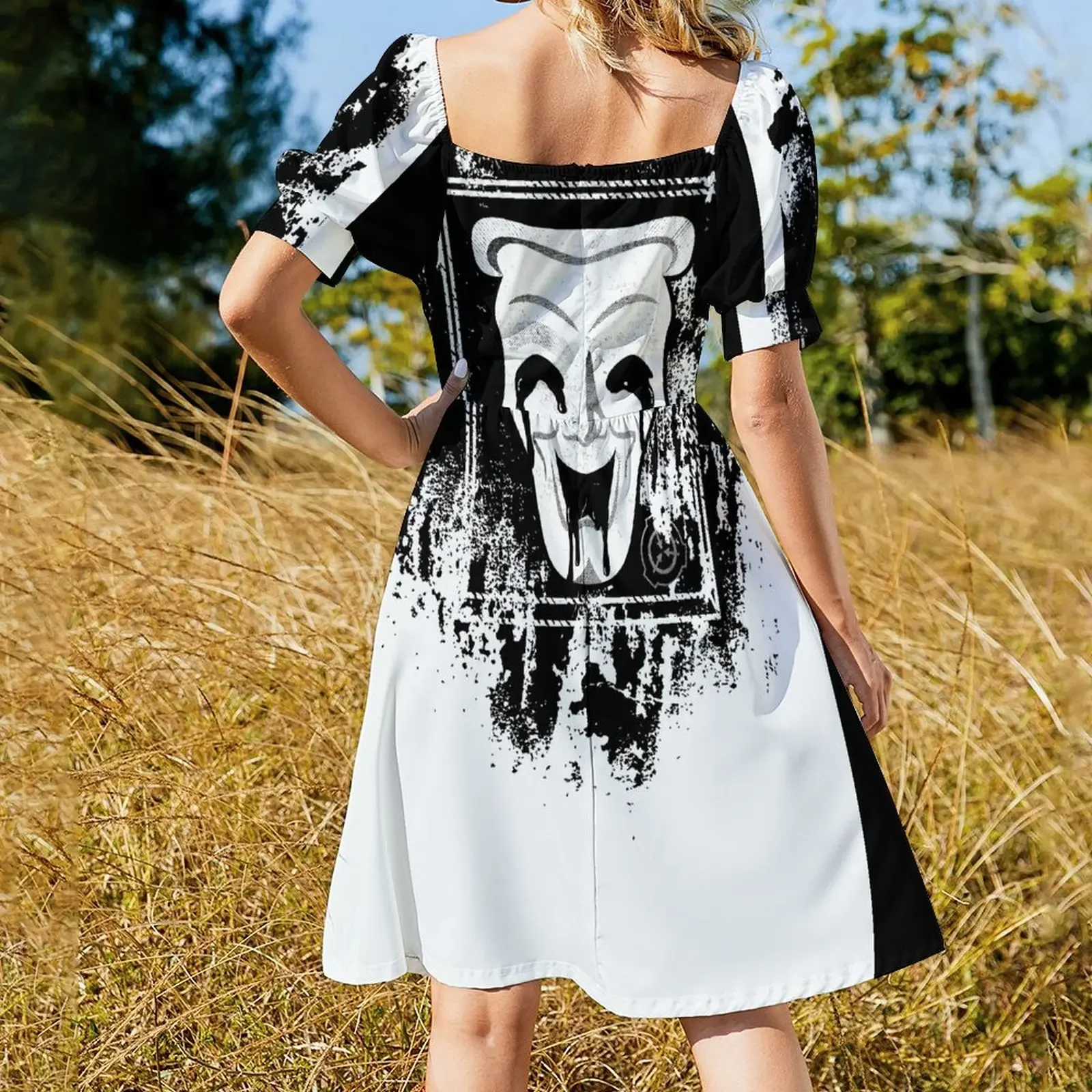 SCP-035 Possessive Mask SCP Foundation Платье без рукавов Secure Contain Protect Длинное платье