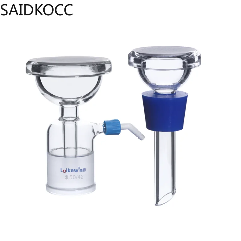 Фланец для фильтрации растворителя стеклянный Пескоструйный сердечник