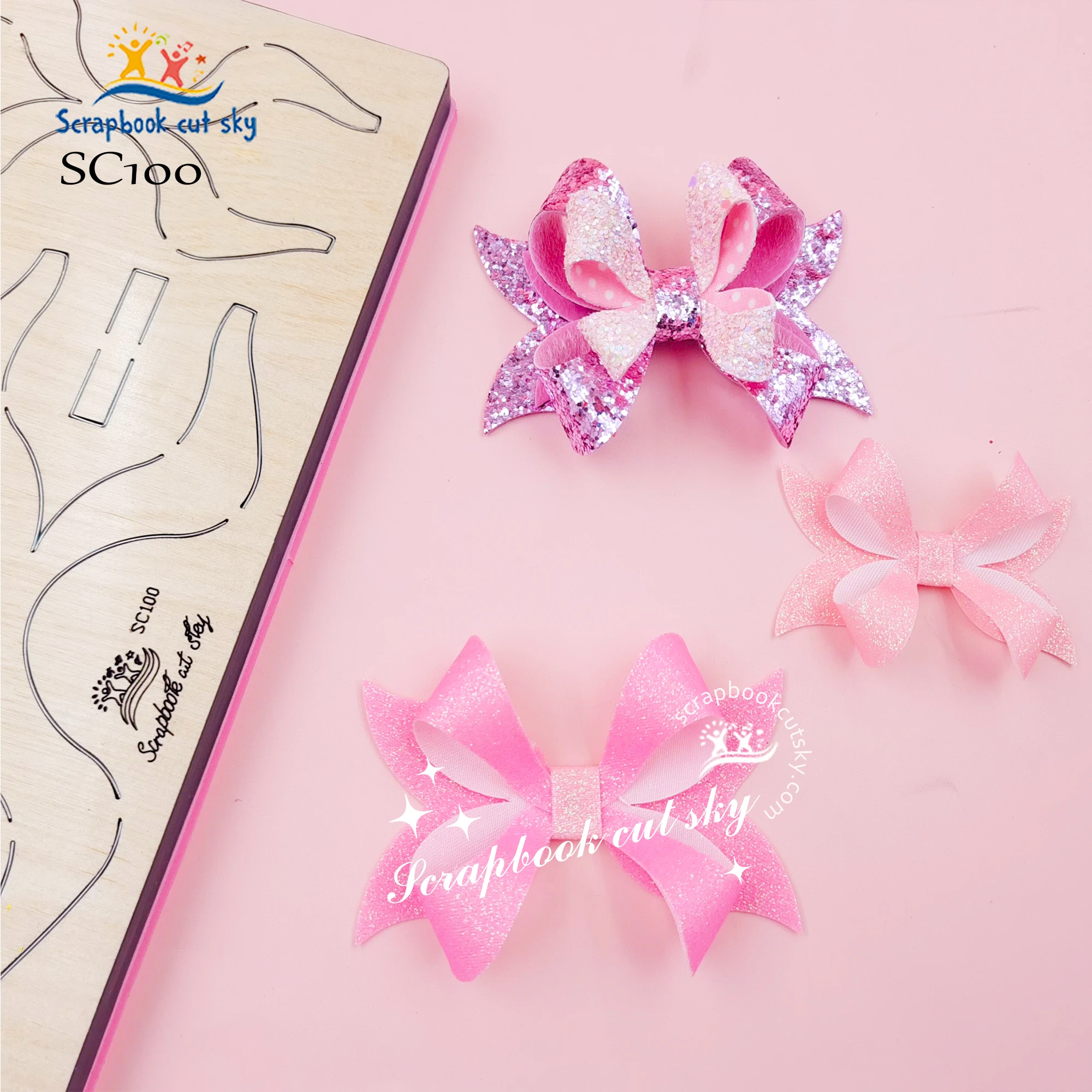 

ScrapbookCutSky-SC100 BOW Wood Cutting Knife Die Is Used With The Machine.
