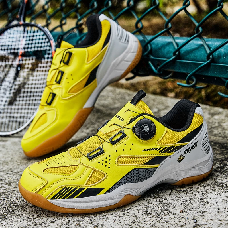 Men's and Women's Professional Table Tennis Shoes Light and Comfortable Non-slip Badminton Shoes Outdoor All-match Tennis Shoes