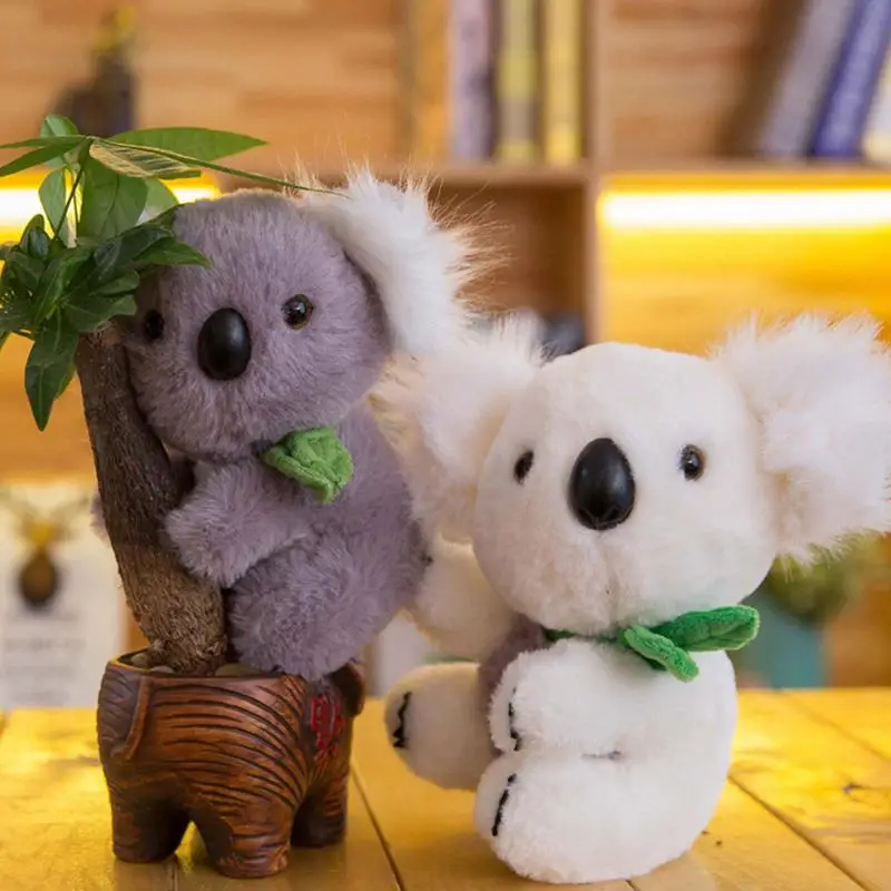 

Кавайные медведи коала, плюшевые игрушки, мягкие животные, куклы, мамы, дети, младенцы, девочки, подарки на день рождения, домашний декор для комнаты, 20 см