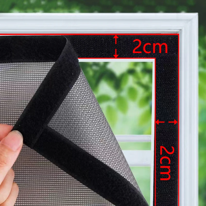 

InsectScreen Net Insect Repellent Net Tulle Summer Invisible Detachable Washable Custom Mosquito Net anti mosquito window Screen