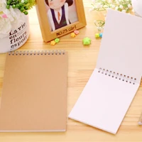 kraft paper coil sketchbook blank sketch book graffiti books draft notepads picture notebook drawing exercise book