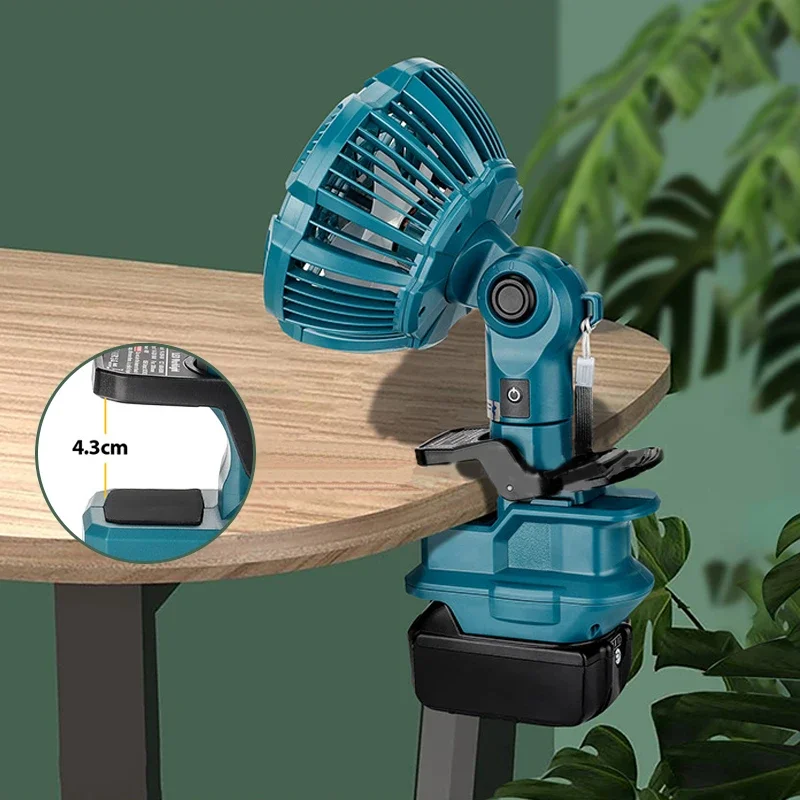 Вентилятор литий-ионный для Makita Milwaukee Bosch Dewalt Ryobi Black &amp Decker 18 в
