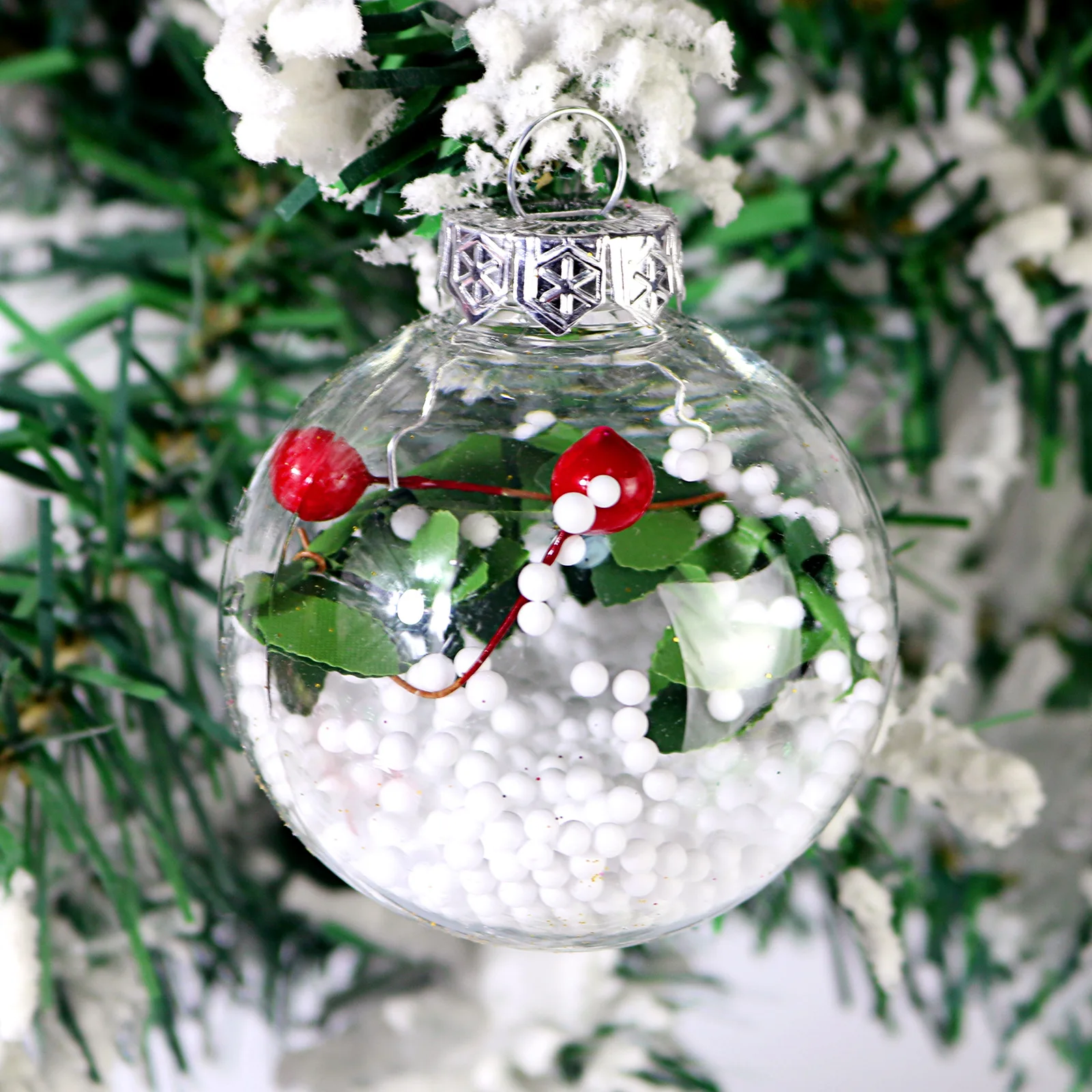 

12pcs 6cm DIY Christmas Ball Plastic Ball Set for Home Ornament Christmas Hanging Pendant New Year Party Craft Decoration Gift