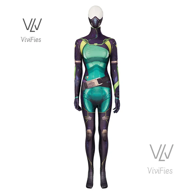 Женский костюм для косплея по мотивам игры валорант