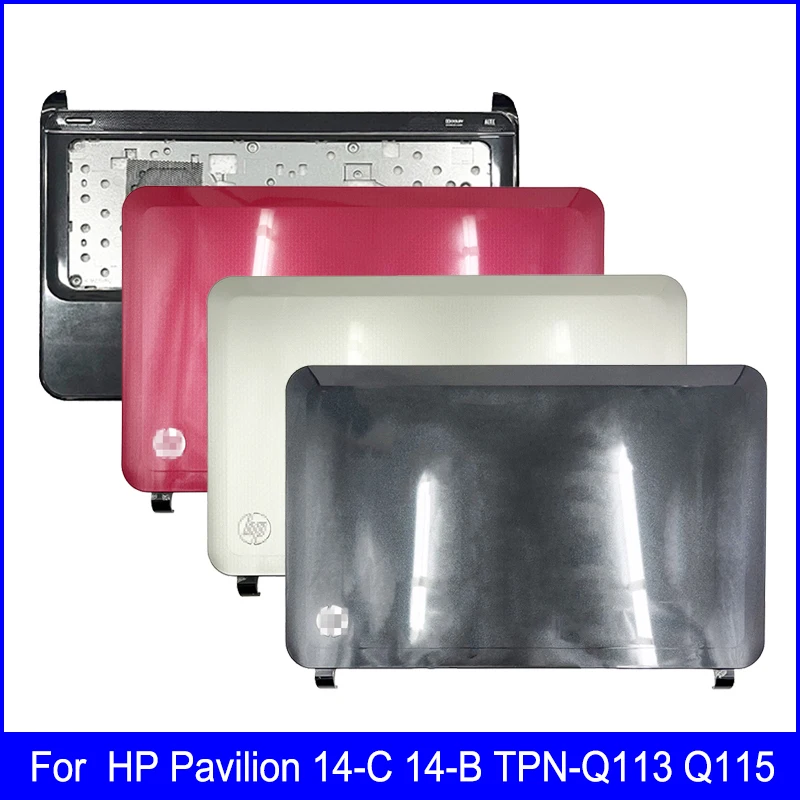 Новая задняя крышка для ноутбука HP Pavilion 14-C 14-B TPN-Q113 Q115, черная, серебристая, красная